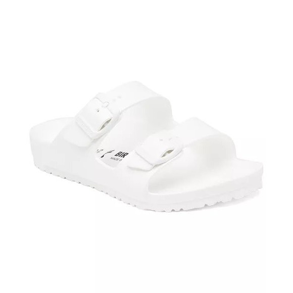 BIRKENSTOCK Arizona Slide Sandals Size 41 White Slip On Waterproof Summer Casual - Picture 1 of 11